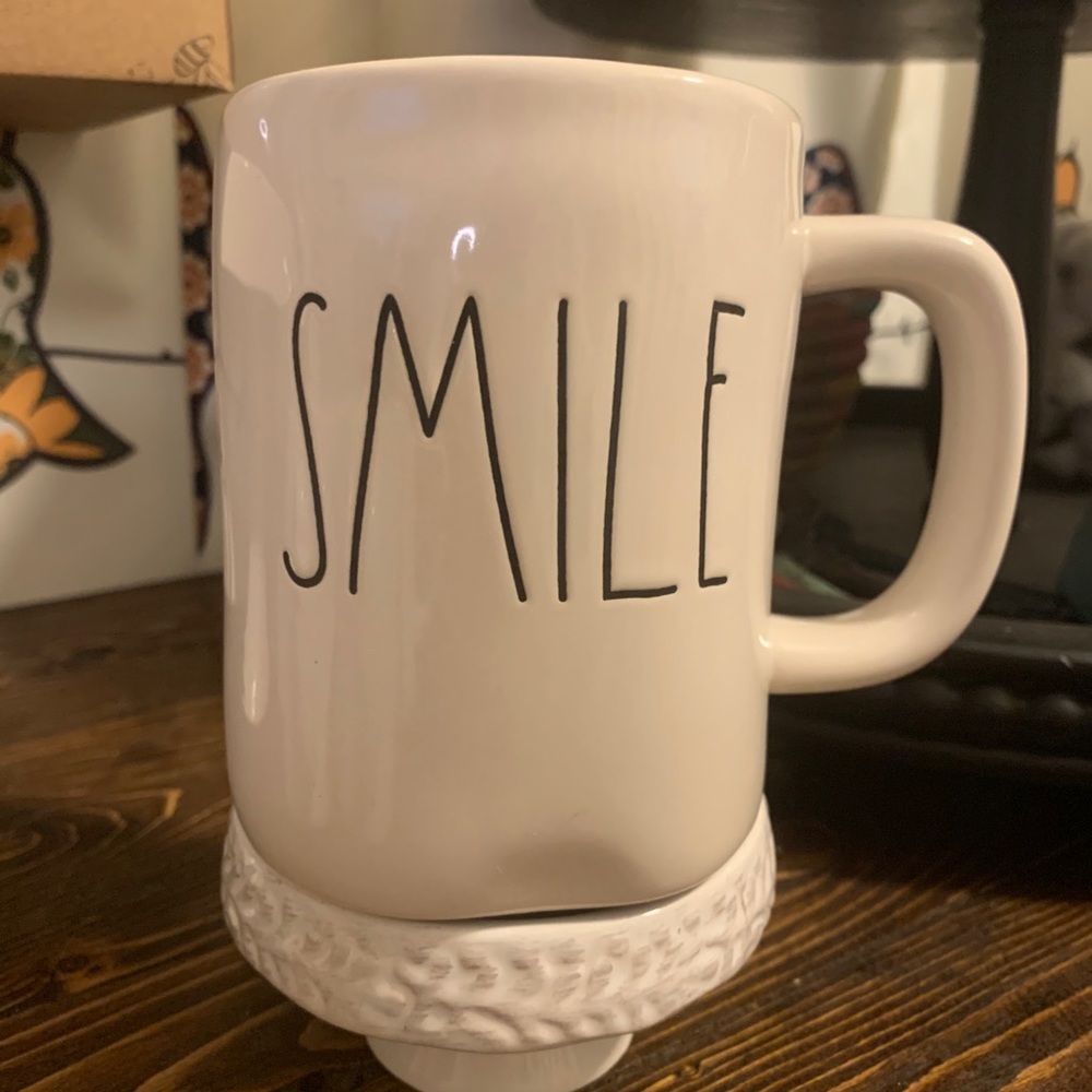 Rae Dunn smile mug